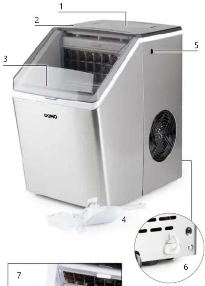 DOMO DO9301IB - TEILE - 1