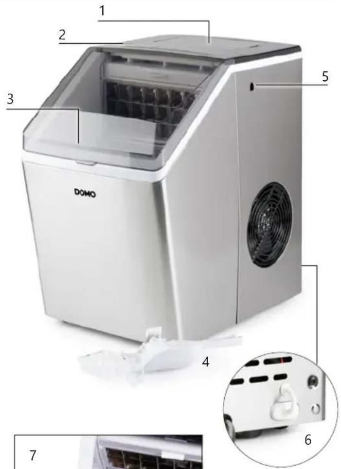 DOMO DO9301IB - CONTROL PANEL - 1