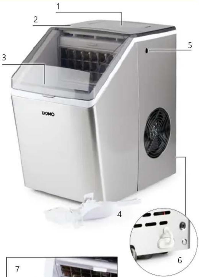 DOMO DO9301IB - COMPONENTI - 1