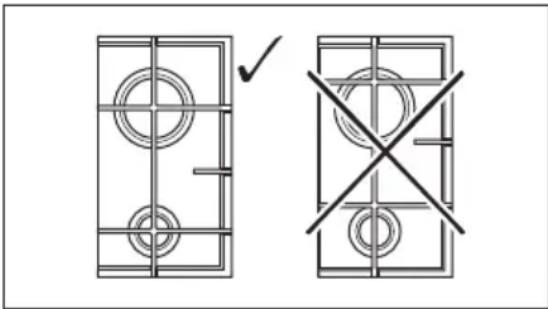 AEG AGH6242BOX - Pan supports - 3