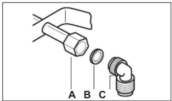 AEG AGH6242BOX - Raccordement au gaz - 3