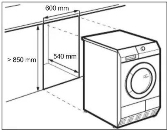 AEG LAVATHERM 71273AC - Installation sous un plan de travail - 1