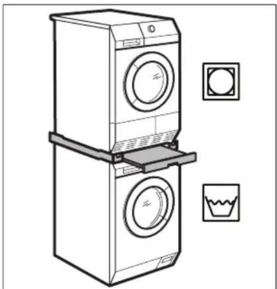 AEG LAVATHERM 71273AC - Stacking kit - 1