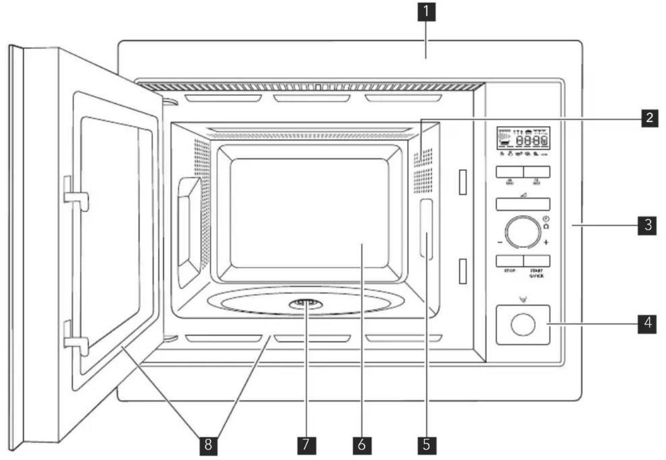 AEG MW17E10B - VUE D'ENSEMBLE DE L'APPAREIL - 1