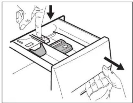 AEG LB3470WT - Vérifiez la position du volet. - 1