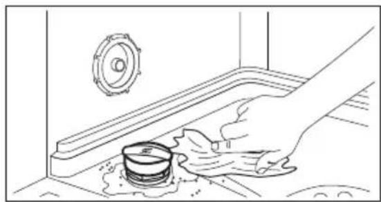 AEG FSE63626P - Comment remplir le réservoir de sel régénérant - 2