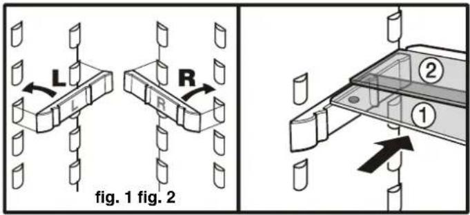 AEG EK26010LIWE - Pour changer de place les balconnets de porte - 2