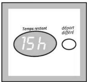 AEG AWN1118 - Sélectionnez éventuellement l'option "DEPART DIFFERE" - 1