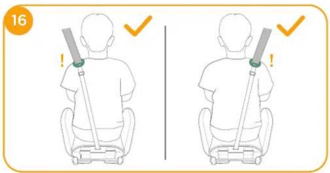 Joie i-Chapp FX - Postavljanje pomoću sustava ISOFIX i sigurnosnog pojasa u 3 točke ili samo pomoću sigurnosnog pojasa u 3 točke - 12