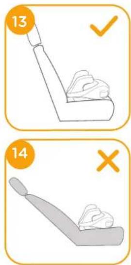 Joie i-Chapp FX - Instalarea folosind sistemul ISOFIX și centura de siguranță în 3 puncte sau utilizând numai centura de siguranță în 3 puncte - 9