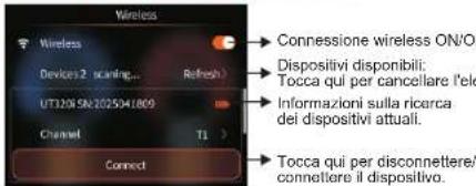 Uni-T UT336E - 3) Abbinamento del termometro wireless Ut320i - 1