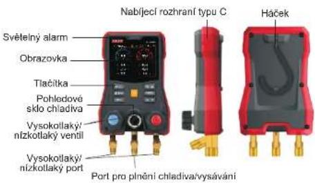 Uni-T UT336E - Tlačitka - 1