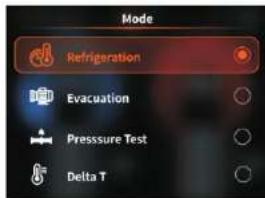 Uni-T UT336E - 4) Sezione della modalità - 1