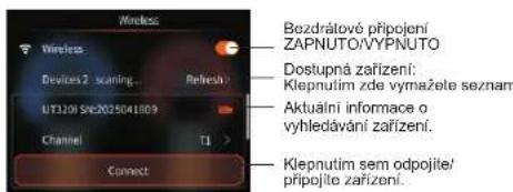 Uni-T UT336E - 3) Bezdratová teplovi svorka Párováni - 1