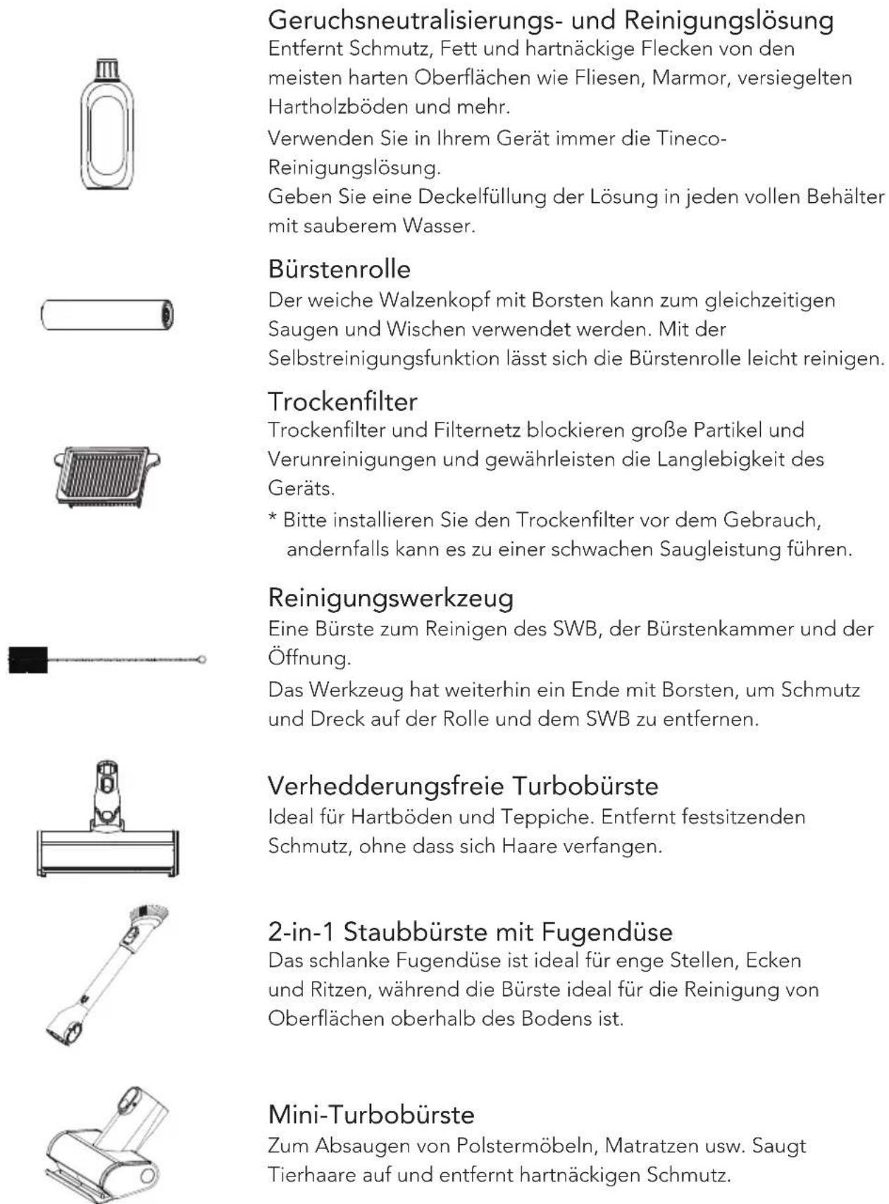 TINECO Floor One S6 Stretch Extreme - Hinweis: - 1