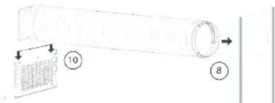 TRISTAR AC-5478 - Uitlaatslang installeren - 2