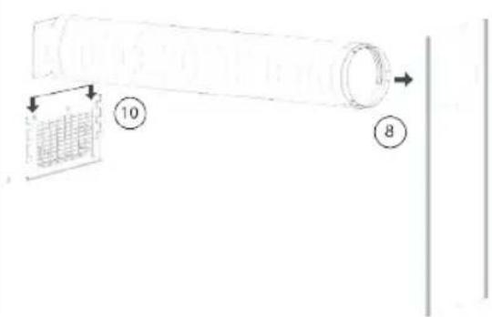 TRISTAR AC-5709 - Instalacia vfyfukovej hadice - 2