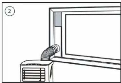 TRISTAR AC-5709 - Installation des Fenster-Schiebekits - 2