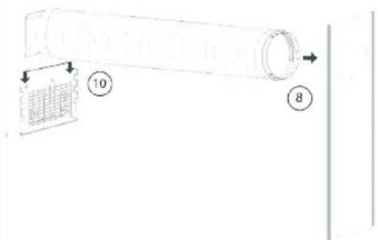 TRISTAR AC-5709 - Instalación del tubo flexible de escape - 2