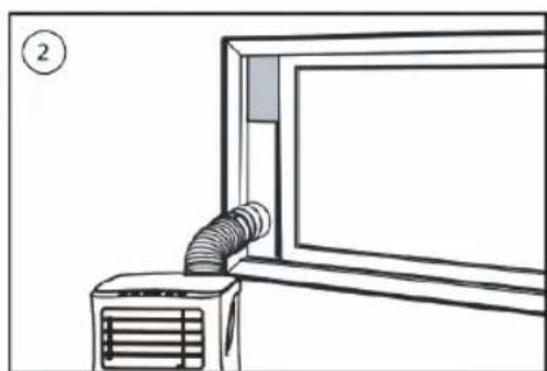 TRISTAR AC-5709 - Installazione del kit di scorrimento per finestra - 2