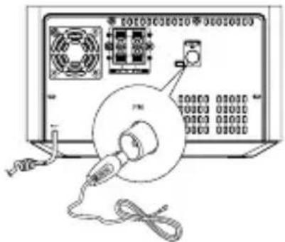 MUSE M-62 FB - Connecting the FM antenna - 1