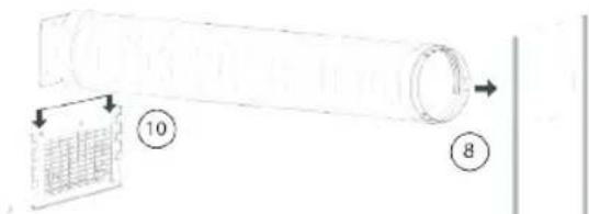 TRISTAR AC-5530 - Uitlaatslang installeren - 2