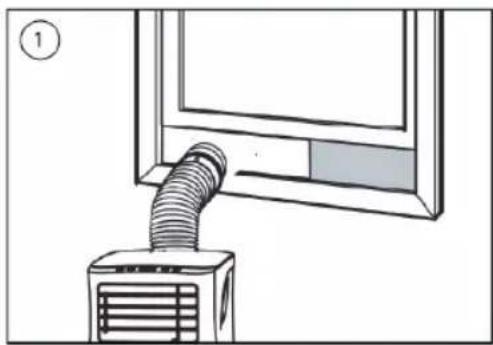 TRISTAR AC-5530 - Instalación del kit deslizante para ventanas - 1
