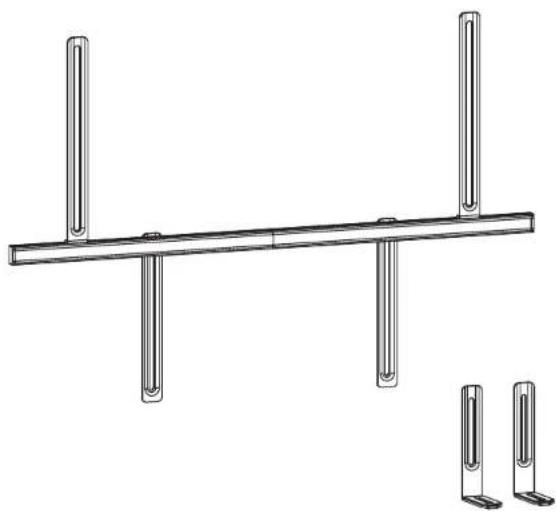 Vivolink VLMSBSHELF - TV-MOUNTED SOUNDBAR MOUNT - 1