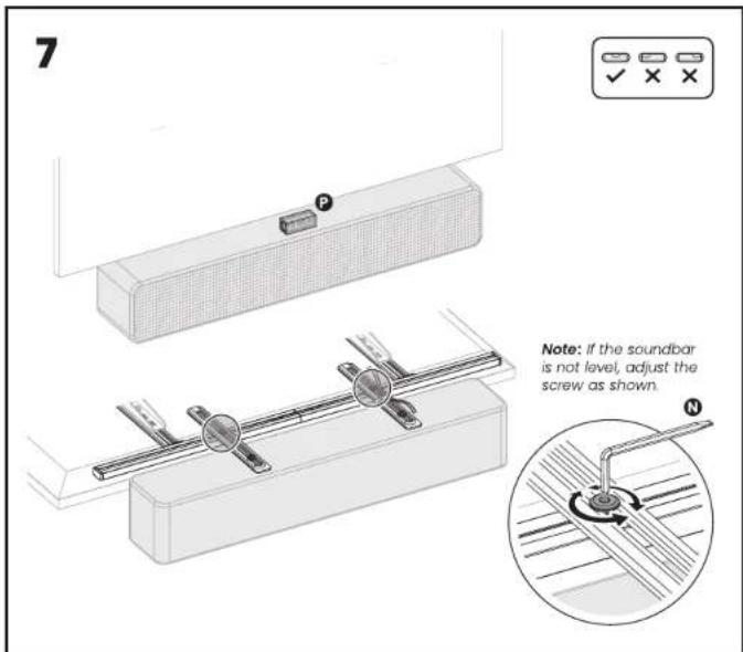 Vivolink VLMSBSHELF - TV-MOUNTED SOUNDBAR MOUNT - 41