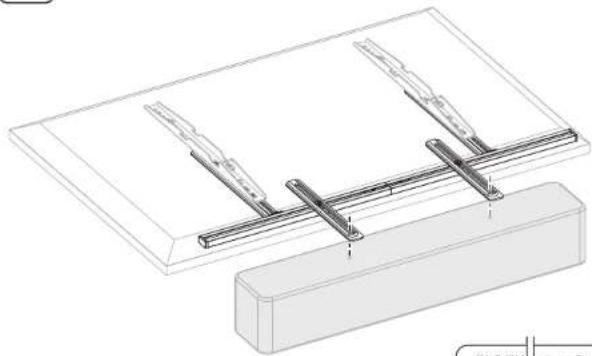 Vivolink VLMSBSHELF - TV-MOUNTED SOUNDBAR MOUNT - 31