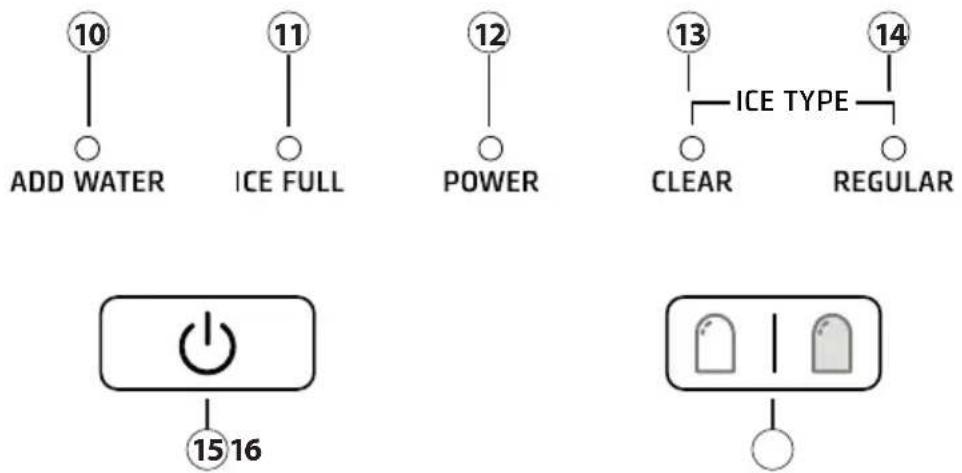 CASO Clear Ice Advanced 3403 - Control Panel - 1