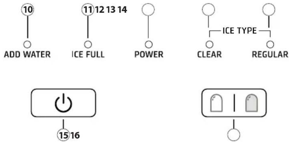 CASO Clear Ice Advanced 3403 - Operativa element - 1