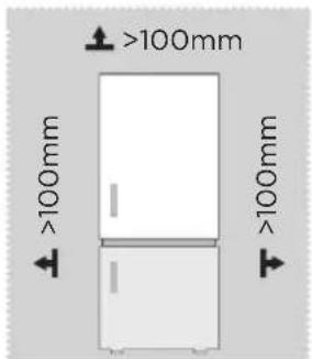 MIDEA MDRB424FGE02 - Dimensions and Clearances - 1