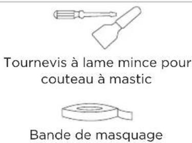 MIDEA MDRB424FGE02 - Outils nécessaires pour inverser l'ouverture de la porte : - 2