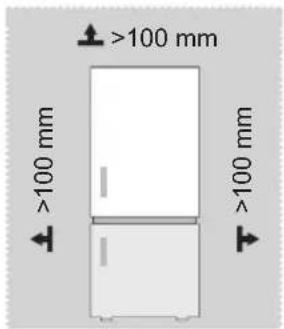 MIDEA MDRB424FGE02 - Izmēri un attālumi - 1