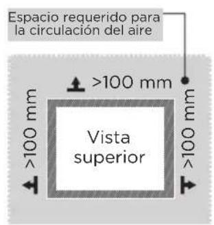 MIDEA MDRB424FGE02 - Dimensiones y espacios libres - 2