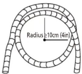 MIDEA All Easy Pro 24 - MINIMUM BEND RADIUS - 1