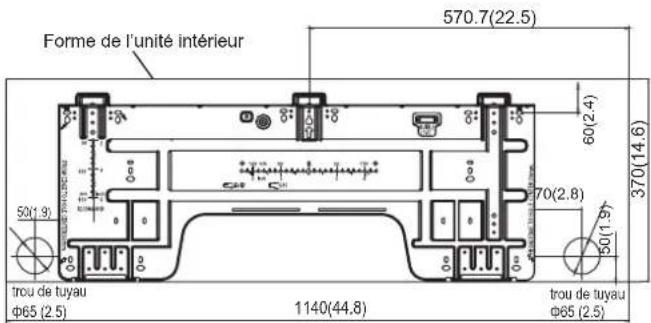 MIDEA All Easy Pro 24 - DIMENSIONS DE PLAQUE DE MONTAGE - 7