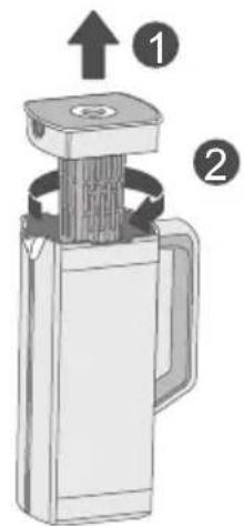 MIDEA MRS25I7BST - To get cold brew water - 1