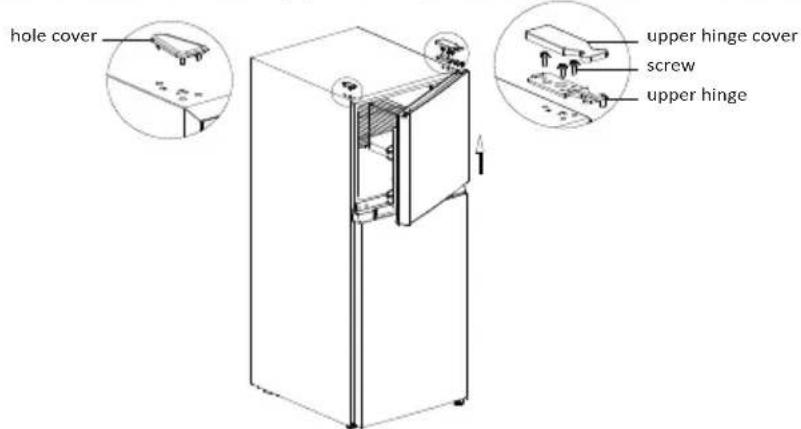 MIDEA MRT10D3BWW - REVERSE THE DOOR SWING - 2