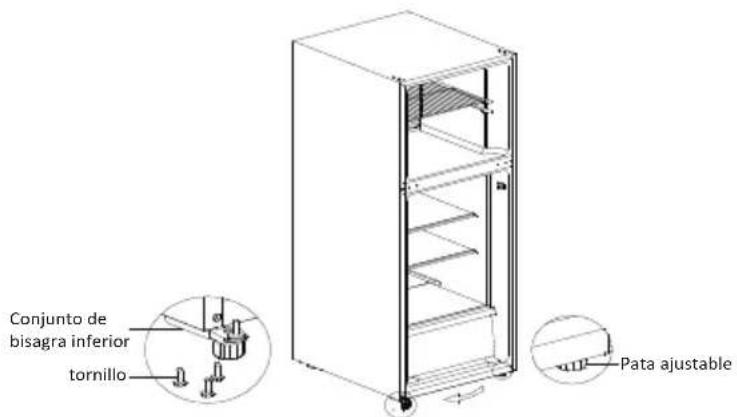 MIDEA MRT10D3BWW - INVERTIR EL BATIENTE DE LA PUERTA - 4