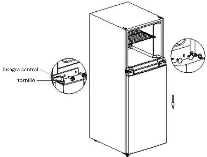 MIDEA MRT10D3BWW - INVERTIR EL BATIENTE DE LA PUERTA - 7