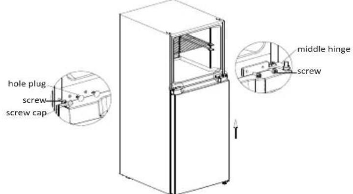 MIDEA MRT10D3BWW - REVERSE THE DOOR SWING - 3