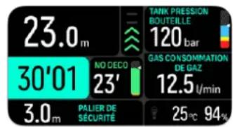 SUUNTO Nautic - Durée plongée - 1