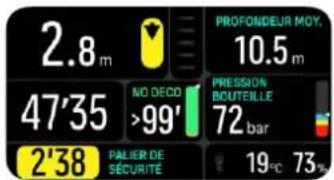 SUUNTO Nautic - Alarmes de plongée obligatoires - 8