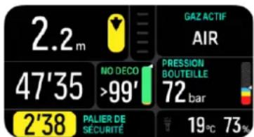 SUUNTO Nautic - Paliers de sécurité - 2