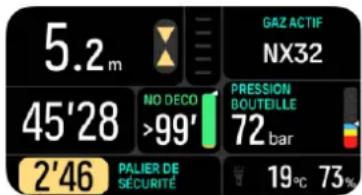SUUNTO Nautic - Paliers de sécurité - 1