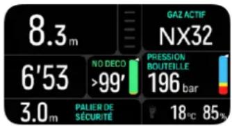 SUUNTO Nautic - Informations de plongée essentielles - 1
