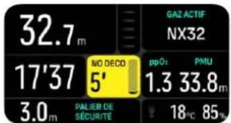SUUNTO Nautic - Alarmes de plongée obligatoires - 9