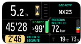SUUNTO Nautic - Informations de plongée essentielles - 5